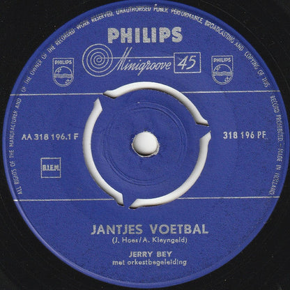 Jerry Bey - Jantje's Voetbal 40066 Vinyl Singles Vinyl Goed / Hoes Generic