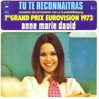 Anne-Marie David - Tu Te Reconnaitras Vinyl Singles Vinyl Zeer Goed / Hoesje Goed "VINYLSINGLES.NL"