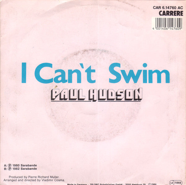 Richard Sanderson / Paul Hudson – Reality / Ich kann nicht schwimmen 11179
