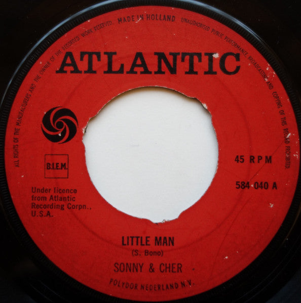 Sonny & Cher - Little Man 42466 Vinyl Singles Vinyl Goed / Hoes Generic