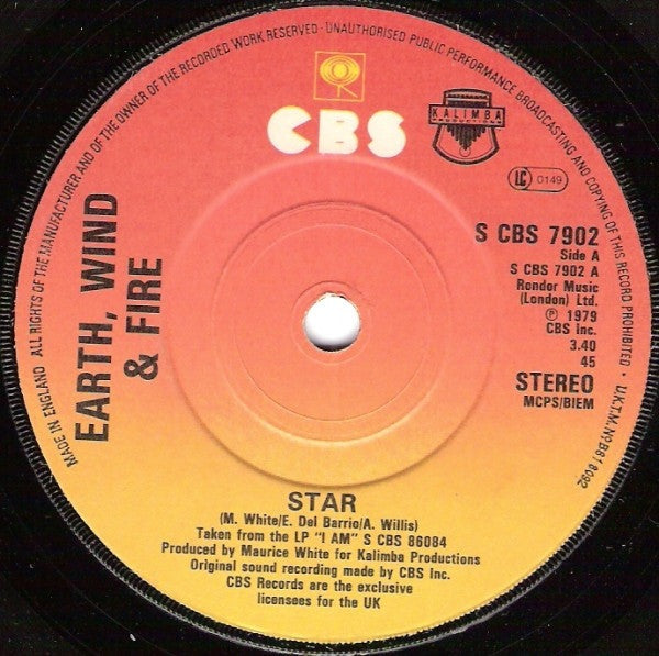 Earth Wind & Fire - Star 14474 Vinyl Singles Vinyl Goed / Hoes Generic
