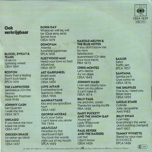 Andy Williams - Battle Hymn Of The Republic 42631 Vinyl Singles Vinyl Goed / Hoes Goed