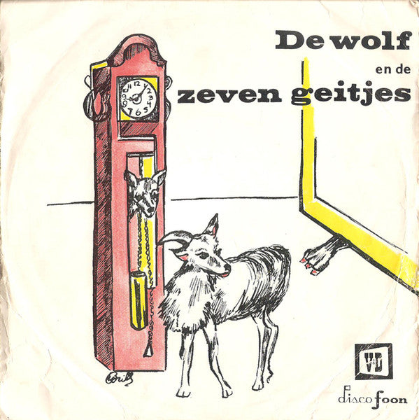 Tante Tini – De Wolf En De Zeven Geitjes 08652 Vinyl Singles Vinyl Goed / Hoes Goed