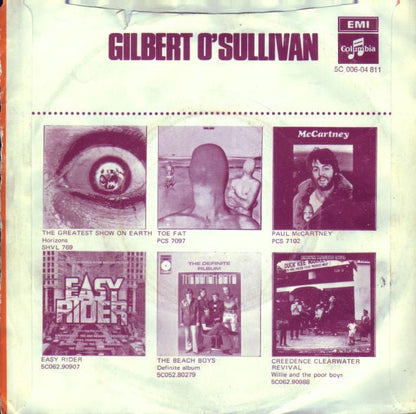 Gilbert O'Sullivan - I Wish I Could Cry 37993 (B)