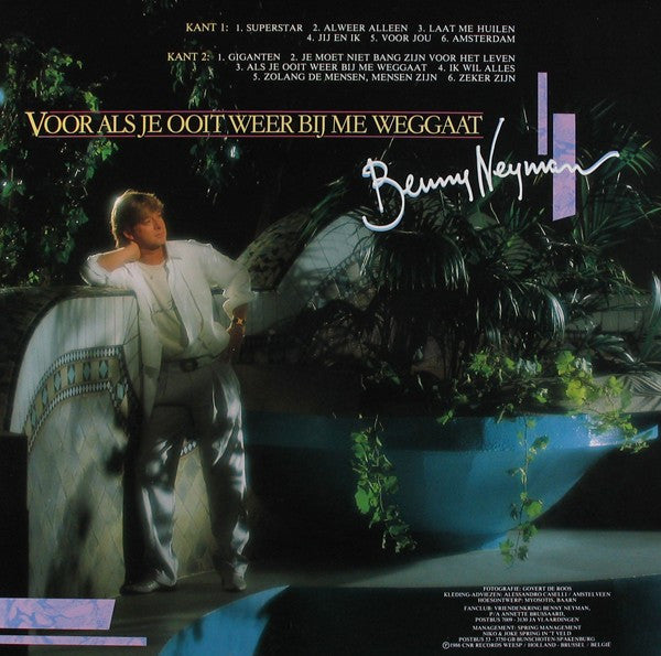 Benny Neyman - Voor Als Je Ooit Weer Bij Me Weggaat (LP) 51136 Vinyl LP Vinyl Goed / Hoes Goed