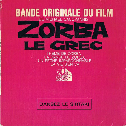 Mikis Theodorakis – Bande Originale Du Film Zorba Le Grec 39815