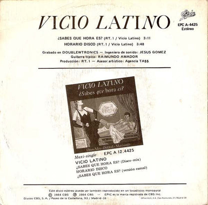 Vicio Latino - ¿Sabes Que Hora Es? 35542