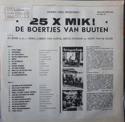Boertjes van Buuten - 25 x Mik (LP) 51151b Vinyl LP Vinyl Goed / Hoes Goed
