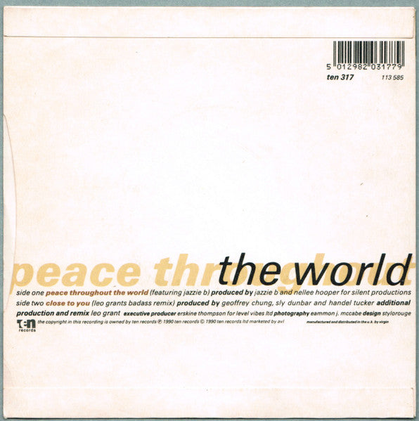 Maxi Priest - Frieden auf der ganzen Welt 31484
