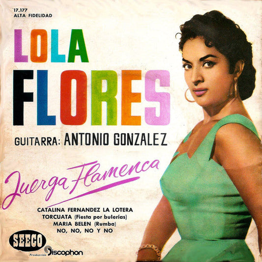 Lola Flores - Juerga Flamenca 42137 Vinyl Singles EP Vinyl Goed / Hoes Goed