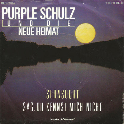 Purple Schulz Und Neue Heimat - Sehnsucht 40965 Vinyl Singles Vinyl Goed / Hoes Goed
