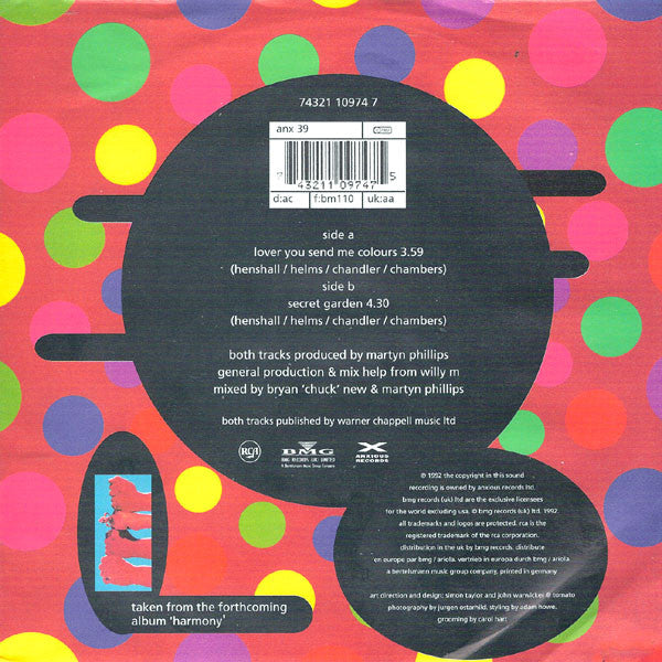 Londonbeat - Lover You Send Me Colours 18550 Vinyl Singles Vinyl Goed / Hoes Goed