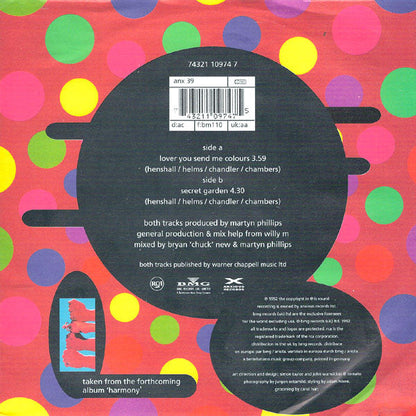 Londonbeat - Lover You Send Me Colours 18550 Vinyl Singles Vinyl Goed / Hoes Goed