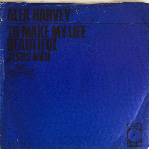 Alex Harvey - To Make My Life Beautiful 40697 Vinyl Singles Vinyl Goed / Hoes Goed