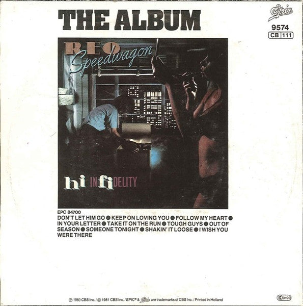 REO Speedwagon - Don't Let Him Go 38756 Vinyl Singles Vinyl Goed / Hoes Goed