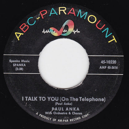 Paul Anka - Dance On Little Girl 42493 Vinyl Singles Vinyl Goed / Hoes Generic