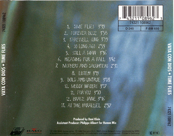 Vaya Con Dios - Time Flies (CD) 70627 Compact Disc Goede Staat