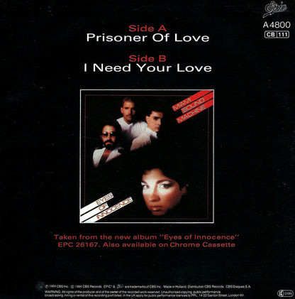 Miami Sound Machine - Prisoner Of Love 03417 Vinyl Singles Vinyl Goed / Hoes Goed