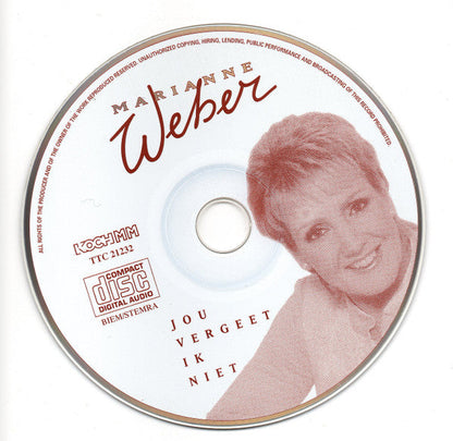 Marianne Weber - Jou Vergeet Ik Niet (CD) 70148 Compact Disc JUKEBOXSINGLES.NL   