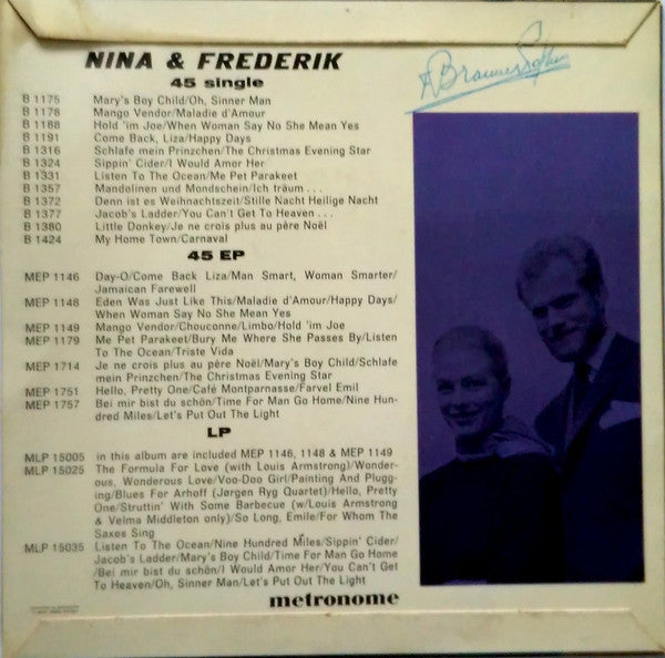 Nina & Frederik - Suca Suca 14438 Vinyl Singles EP Vinyl Goed / Hoes Goed