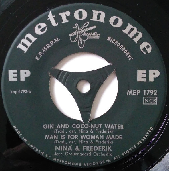 Nina & Frederik - Suca Suca 14438 Vinyl Singles EP Vinyl Goed / Hoes Goed