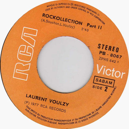 Laurent Voulzy - Rockollection 30413 Vinyl Singles Vinyl Goed / Hoes Goed
