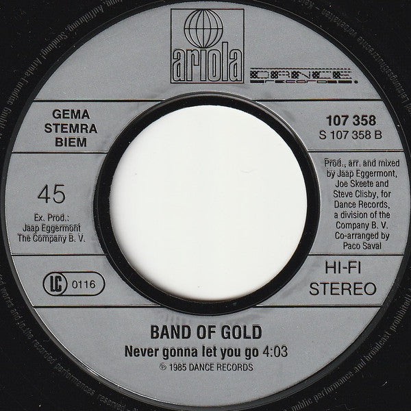 Band Of Gold - This Is Our Time 28213 Vinyl Singles Vinyl Zeer Goed / Hoesje Goed "VINYLSINGLES.NL"