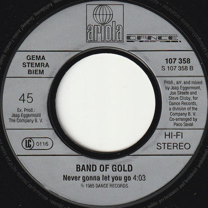 Band Of Gold - This Is Our Time 28213 Vinyl Singles Vinyl Zeer Goed / Hoesje Goed "VINYLSINGLES.NL"