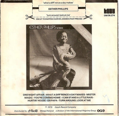 Esther Phillips - What A Diff'rence A Day Makes 41615 Vinyl Singles Vinyl Goed / Hoes Goed