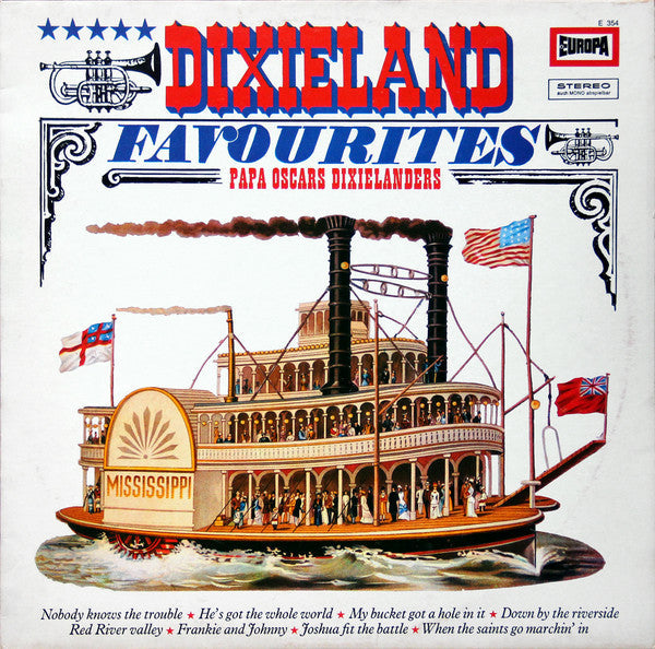 Papa Oscars Dixielanders - Dixieland Favourites (LP) 40216 Vinyl LP JUKEBOXSINGLES.NL   