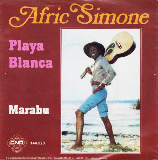 Afric Simone - Playa Blanca 41059 Vinyl Singles Vinyl Goed / Hoesje Slecht "VINYLSINGLES.NL"