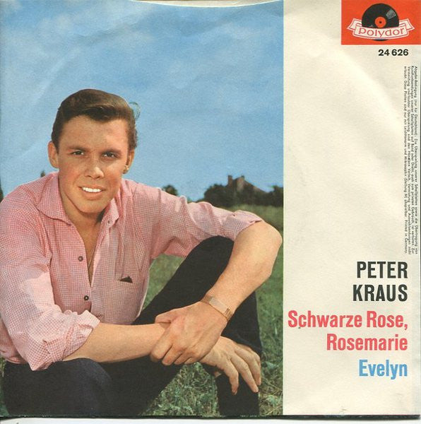 Peter Kraus - Schwarze Rose, Rosemarie 41547 Vinyl Singles Vinyl Goed / Hoes Goed