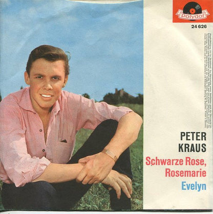 Peter Kraus - Schwarze Rose, Rosemarie 41547 Vinyl Singles Vinyl Goed / Hoes Goed