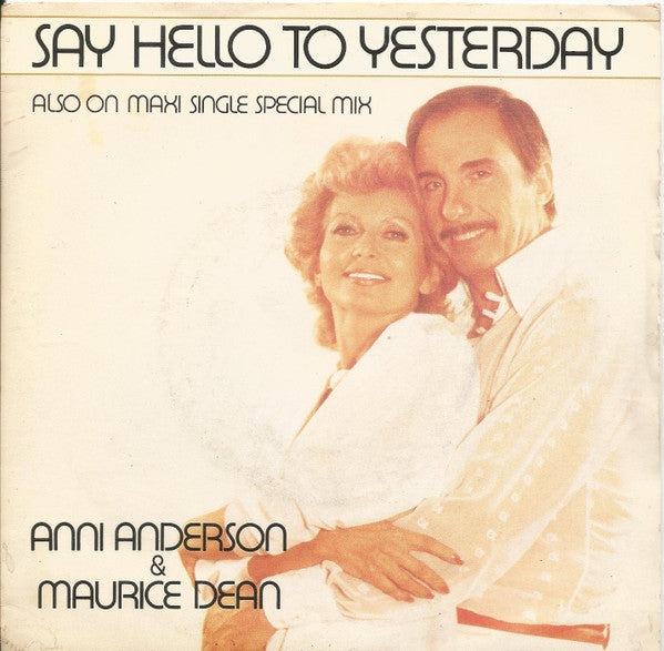Anni Anderson & Maurice Dean- Say Hello To Yesterday 21823 Vinyl Singles Vinyl Goed / Hoes Goed
