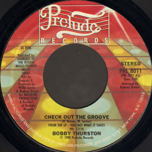 Bobby Thurston - Check Out The Groove 35837