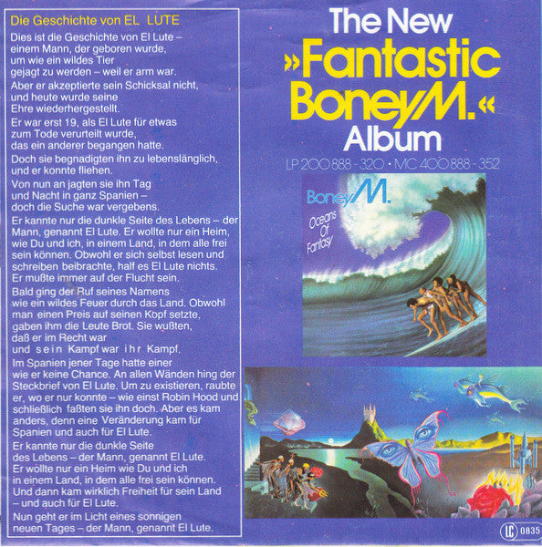 Boney M. - El Lute 39121 Vinyl Singles Vinyl Goed / Hoes Goed