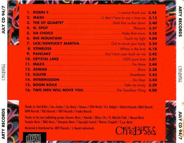 Various - Chartbusters July 1994 (CD) 70467 Compact Disc Goede Staat