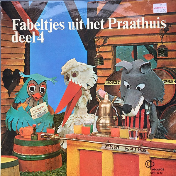 Fabeltjeskrant - Fabeltjes Uit Het Praathuis Deel 4 (LP) Vinyl LP Vinyl Goed / Hoesje Slecht "VINYLSINGLES.NL"