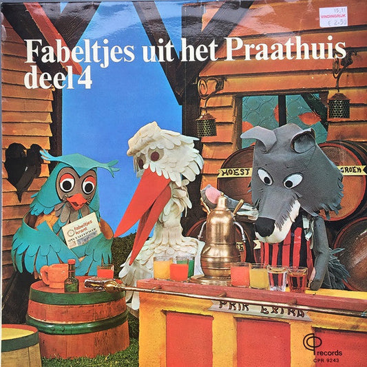 Fabeltjeskrant - Fabeltjes Uit Het Praathuis Deel 4 (LP) Vinyl LP Vinyl Goed / Hoesje Slecht "VINYLSINGLES.NL"
