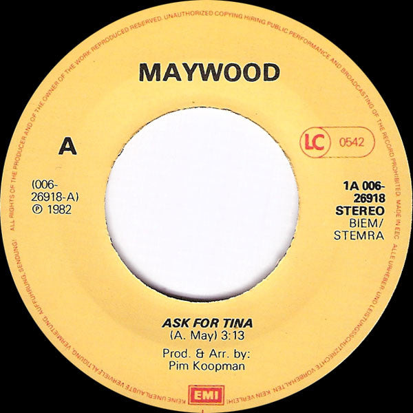 Maywood - Ask For Tina