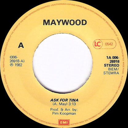 Maywood - Ask For Tina