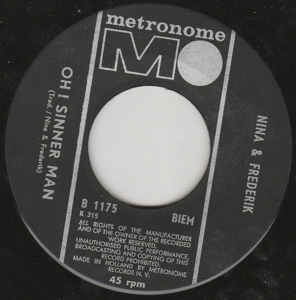 Nina & Frederik - Mary's Boychild 42238 Vinyl Singles Toevoegen Vinyl Goed / Hoes Generic