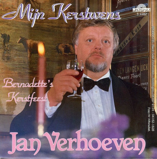 Jan Verhoeven - Mijn Kerstwens 04277 Vinyl Singles Vinyl Goed / Hoes Goed