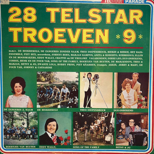 Various - 28 Telstar Troeven 9 (LP) 52239 Vinyl LP Vinyl Goed / Hoes Goed