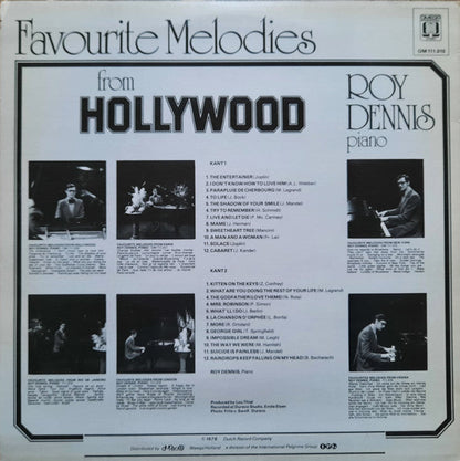 Roy Dennis – Favorite Melodies From Hollywood Piano Bar (LP) 44386