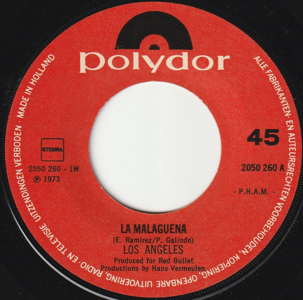 Los Angeles - La Malaguena 21940 Vinyl Singles Vinyl Goed / Hoes Goed