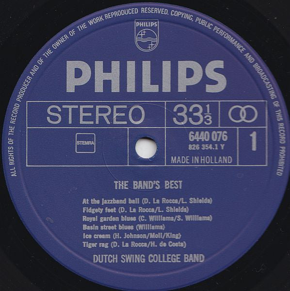 Dutch Swing College Band – The Band's Best (LP) 46222