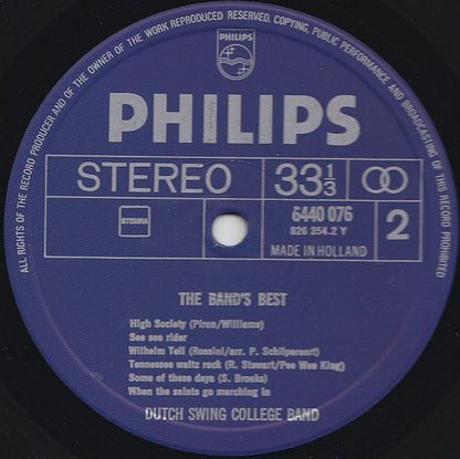 Dutch Swing College Band – The Band's Best (LP) 46222