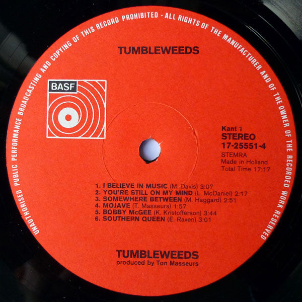 Tumbleweeds - Tumbleweeds (LP) 49634 Vinyl LP JUKEBOXSINGLES.NL   