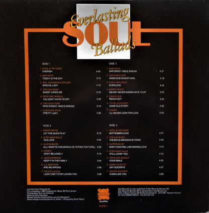 Various - Everlasting Soul Ballads Double-Album Vol 1. (LP) Vinyl LP Dubbel Vinyl Goed / Hoes Goed